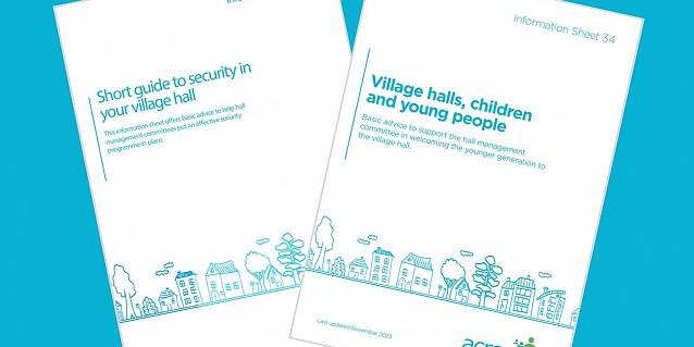 Latest ACRE village hall information sheets