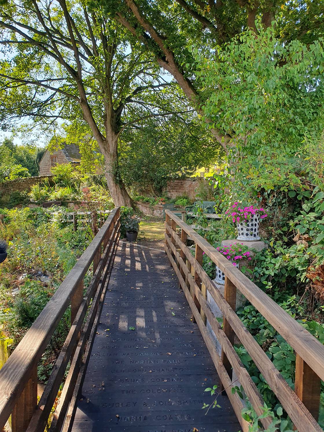 AOSH garden bridge.