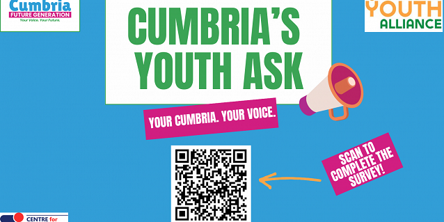 Are you a young person aged 14-35 years old and living in Cumbria? Have your say by completing the Youth Ask!