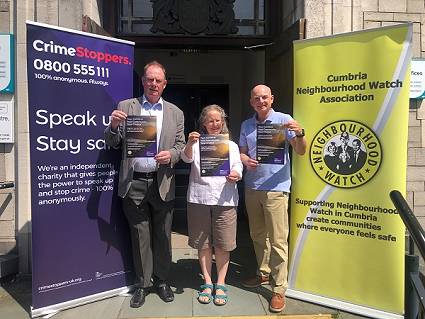Crimestoppers & Cumbria Neighbourhood Watch launch countywide campaign