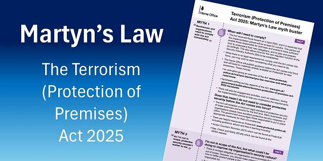 Update on Martyn’s Law