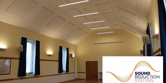 Solve acoustic problems in your village hall