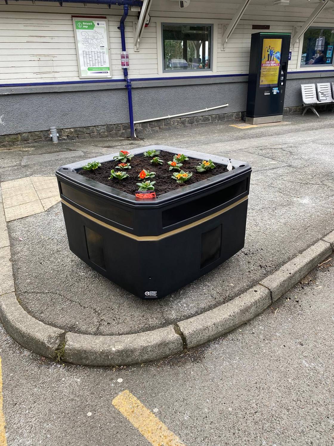 Windermere station planter.