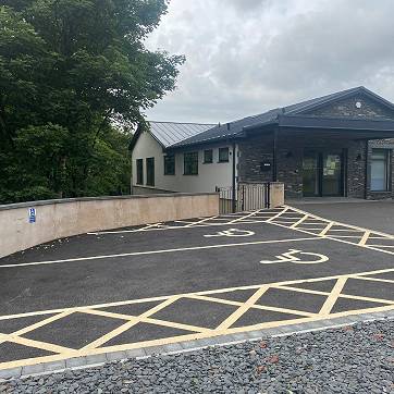 Car park - disabled car parking spaces